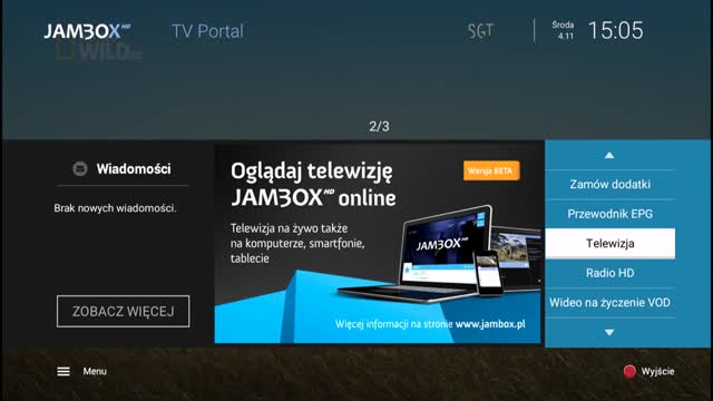 Prezentacja telewizji JAMBOX wersja Kyanit
