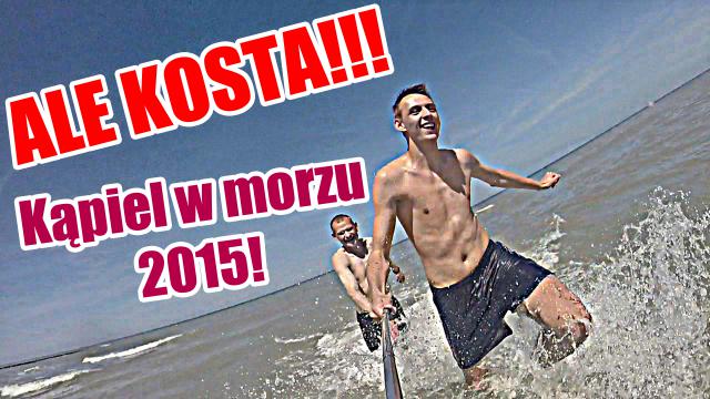 ALE KOSTAAAA! Adam i Tata w morzu!